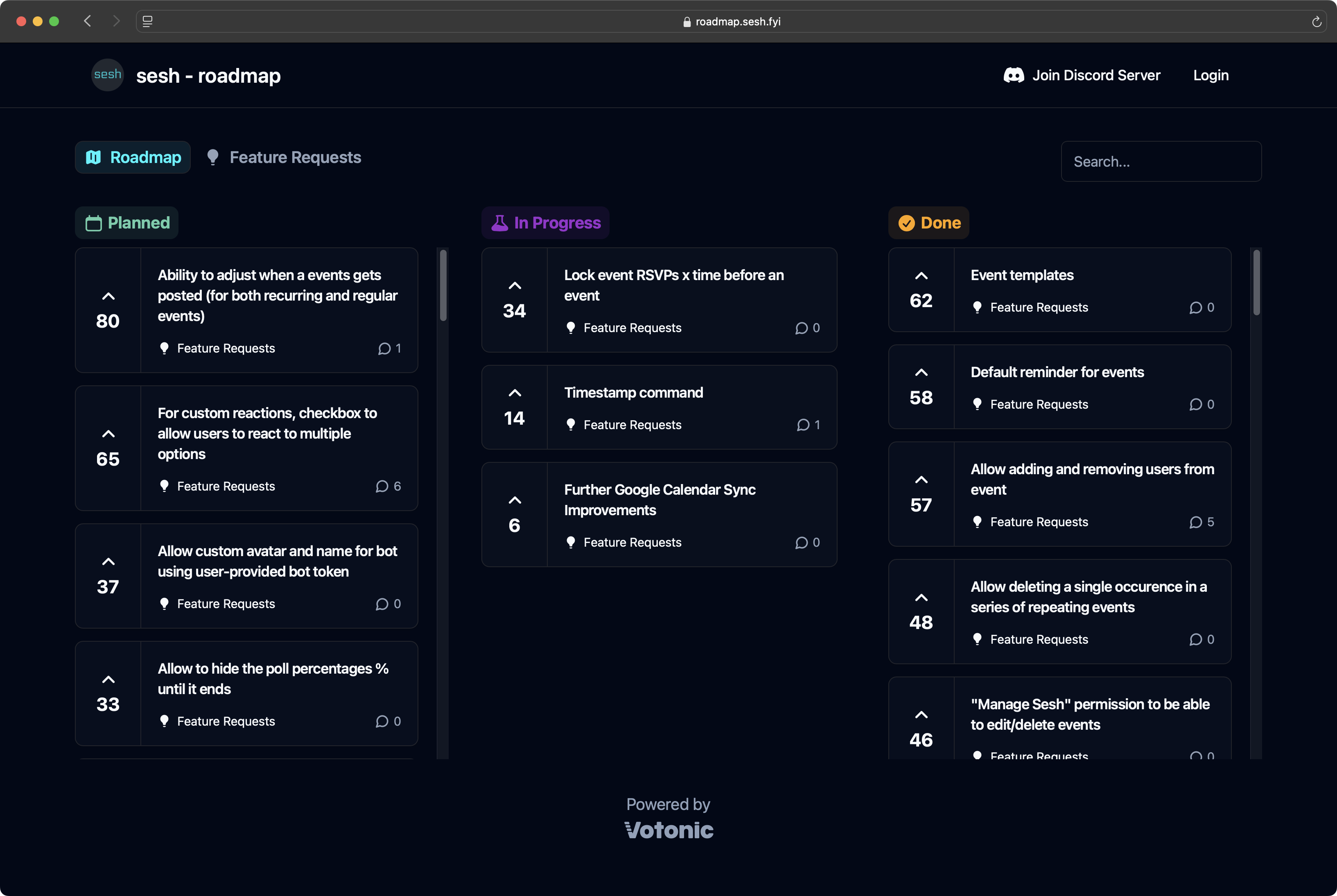 Votonic screenshot