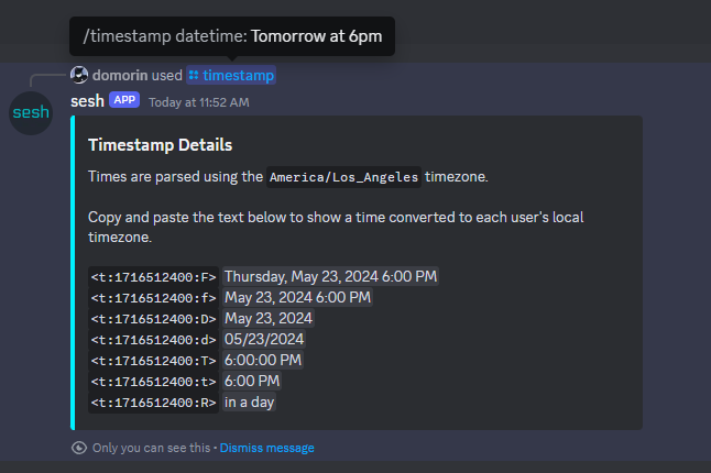 Timestamp